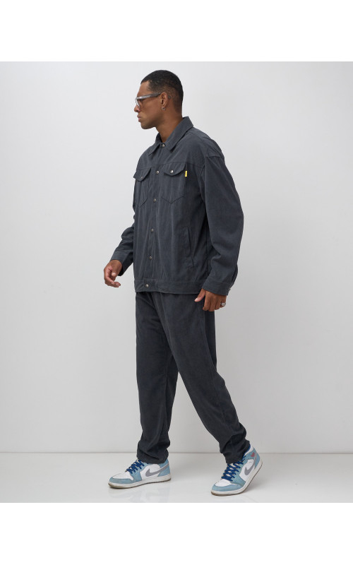 Мужской велюровый спортивный костюм для весны и лета