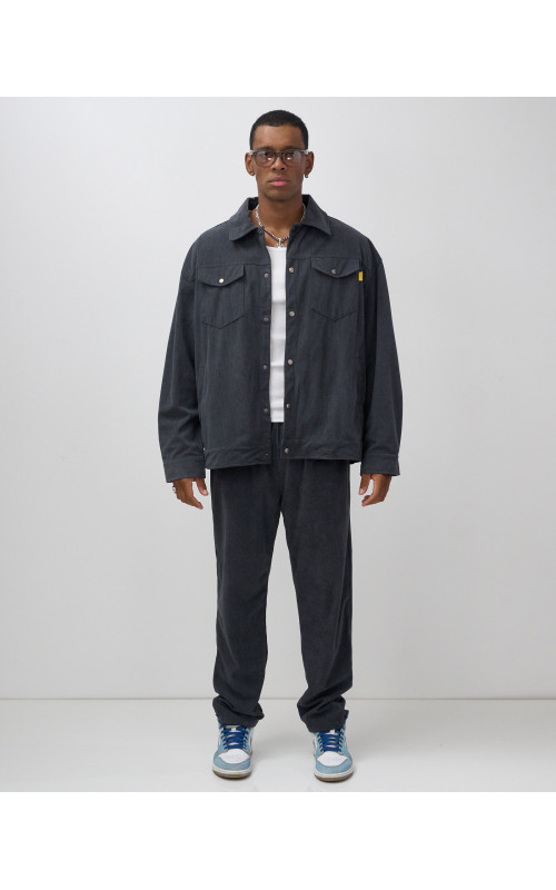 Мужской велюровый спортивный костюм для весны и лета