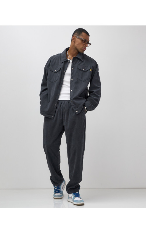 Мужской велюровый спортивный костюм для весны и лета