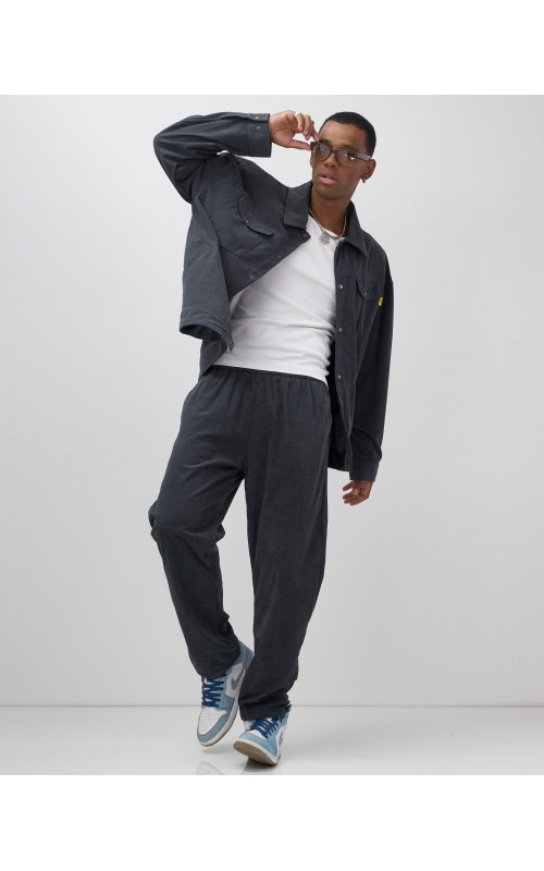 Мужской велюровый спортивный костюм для весны и лета