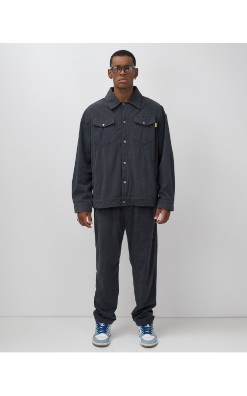 Мужской велюровый спортивный костюм для весны и лета