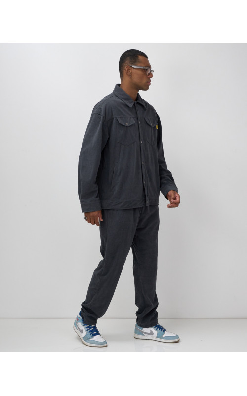 Мужской велюровый спортивный костюм для весны и лета