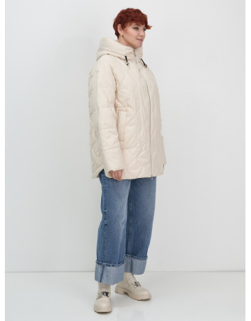 Женская демисезонная куртка с капюшоном для осени и зимы, свободный покрой.