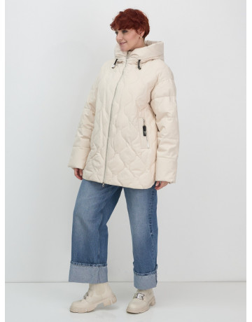 Женская демисезонная куртка с капюшоном для осени и зимы, свободный покрой.