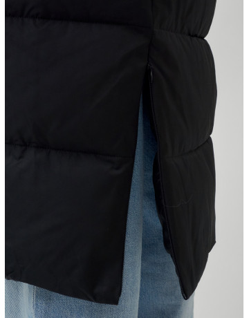 Длинный зимний пуховик с капюшоном для женщин