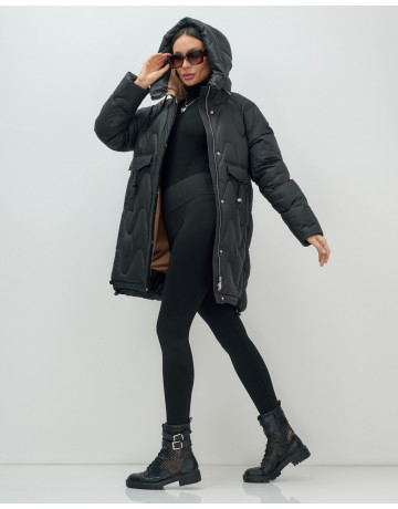 Женский зимний пуховик «Модный», для холодной погоды