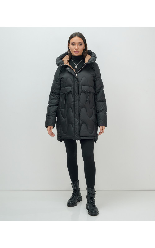 Женский зимний пуховик «Модный», для холодной погоды