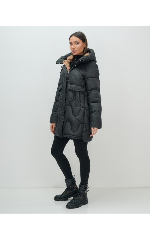 Женский зимний пуховик «Модный», для холодной погоды