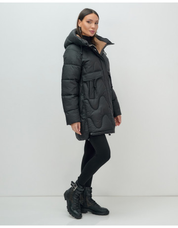 Женский зимний пуховик «Модный», для холодной погоды