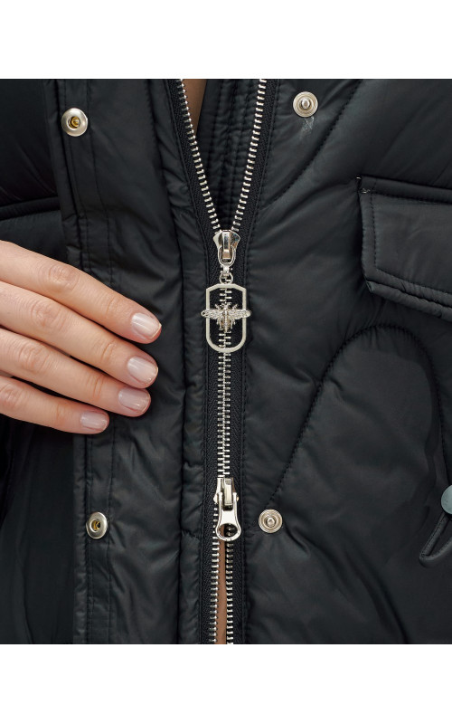 Женский зимний пуховик «Модный», для холодной погоды