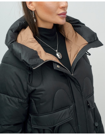 Женский зимний пуховик «Модный», для холодной погоды