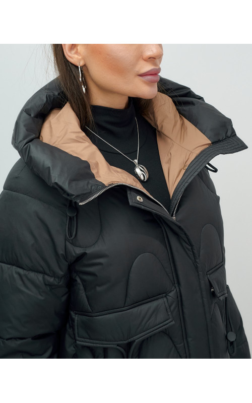 Женский зимний пуховик «Модный», для холодной погоды