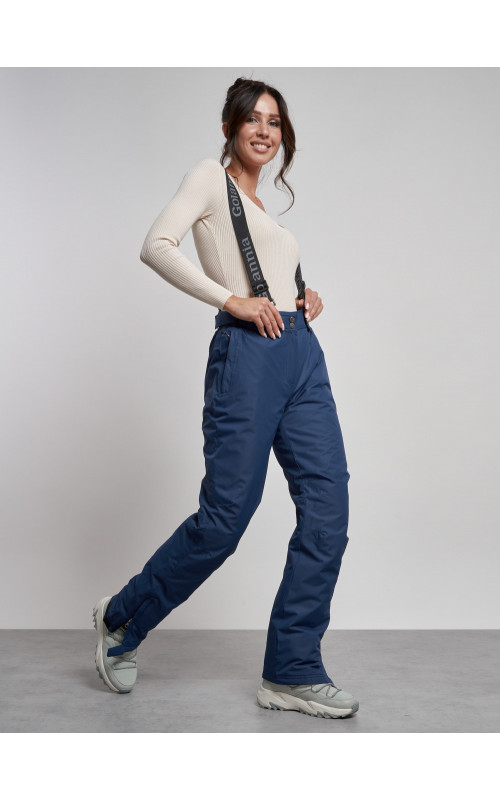 Женские горнолыжные брюки с высокой посадкой и регулировкой.