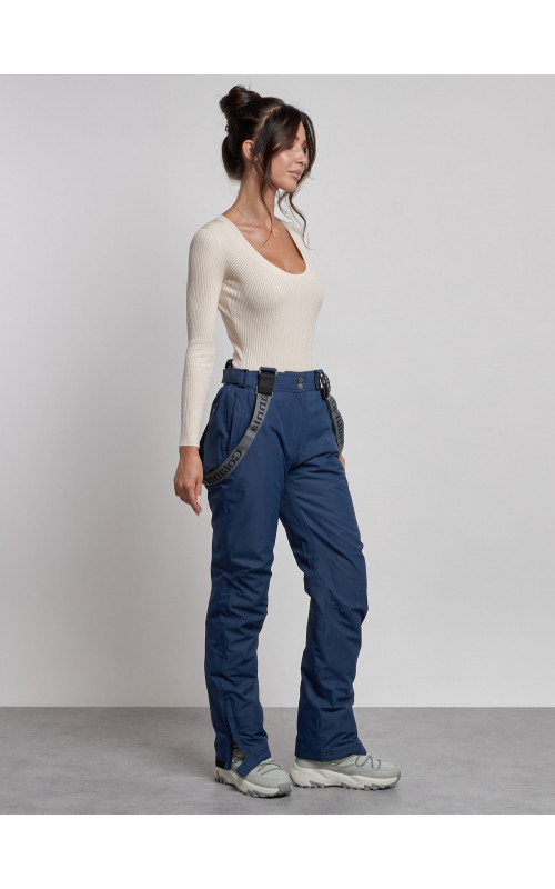 Женские горнолыжные брюки с высокой посадкой и регулировкой.