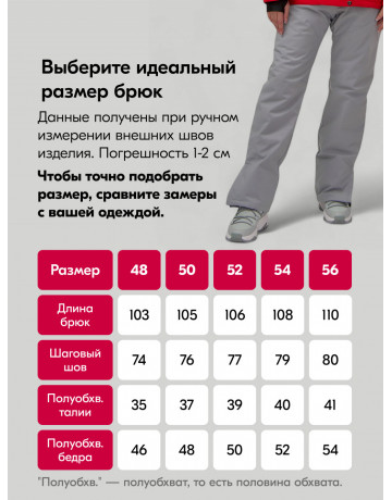 Женский горнолыжный костюм красного цвета