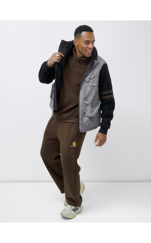 Мужская утеплённая жилетка для активного отдыха и повседневной носки.