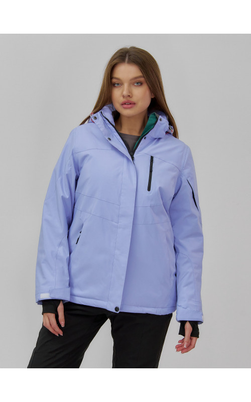 Женская горнолыжная куртка со съёмным капюшоном.