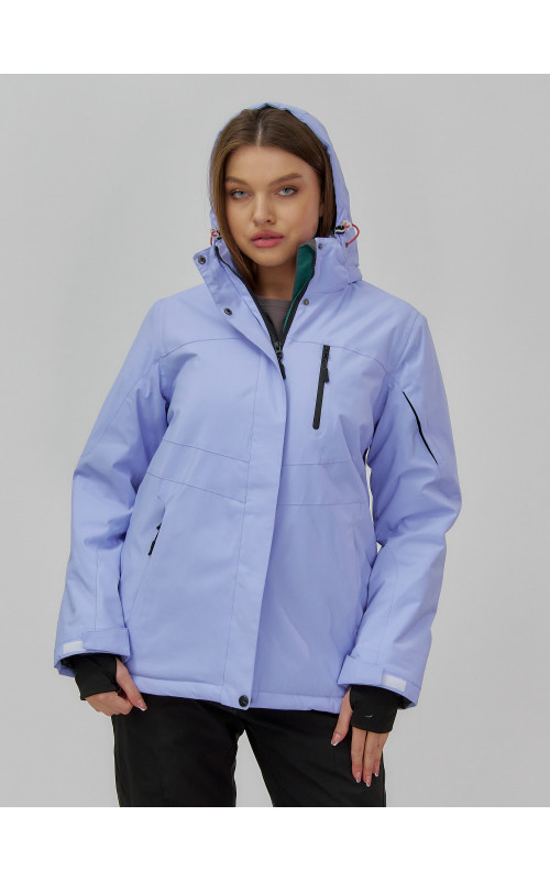 Женская горнолыжная куртка со съёмным капюшоном.