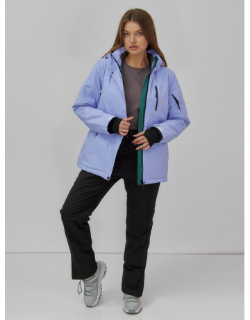 Женская горнолыжная куртка со съёмным капюшоном.