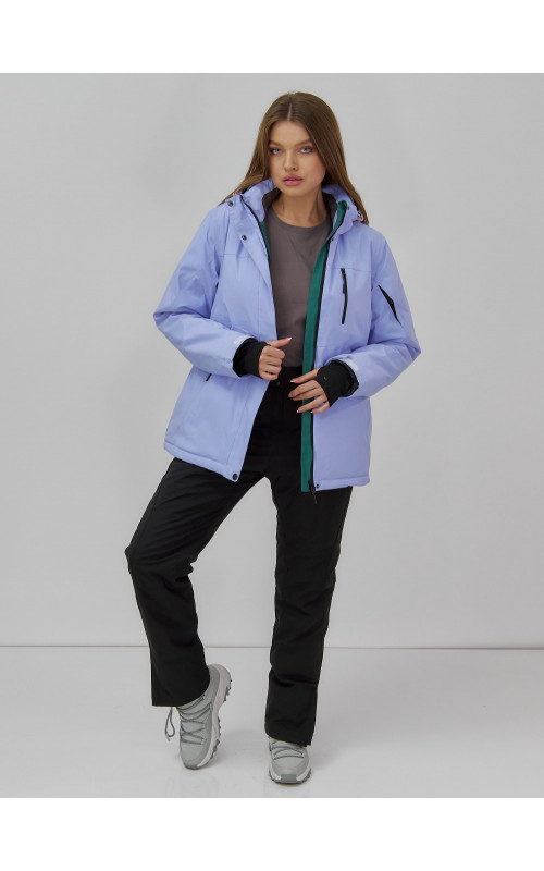 Женская горнолыжная куртка со съёмным капюшоном.