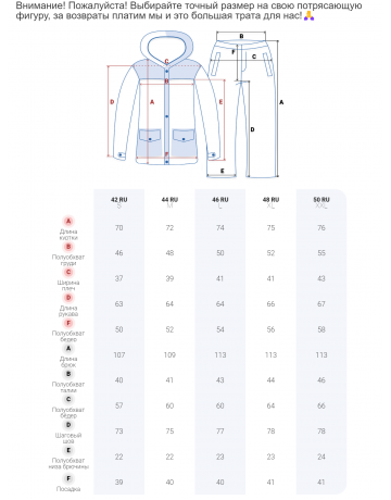 Женский горнолыжный костюм зимний.