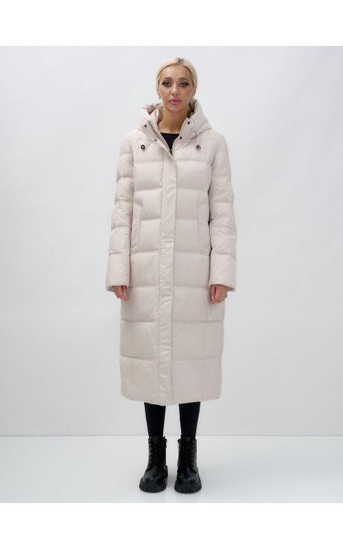 Длинный зимний пуховик для женщин