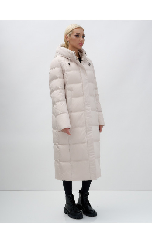 Длинный зимний пуховик для женщин