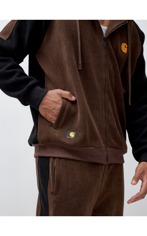 Мужской утеплённый спортивный костюм с начёсом для осени