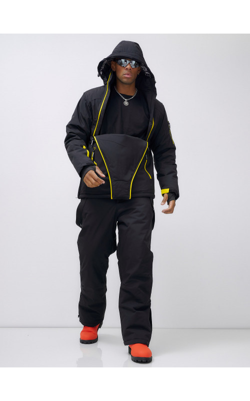 Мужской горнолыжный костюм: куртка-анорак и полукомбинезон