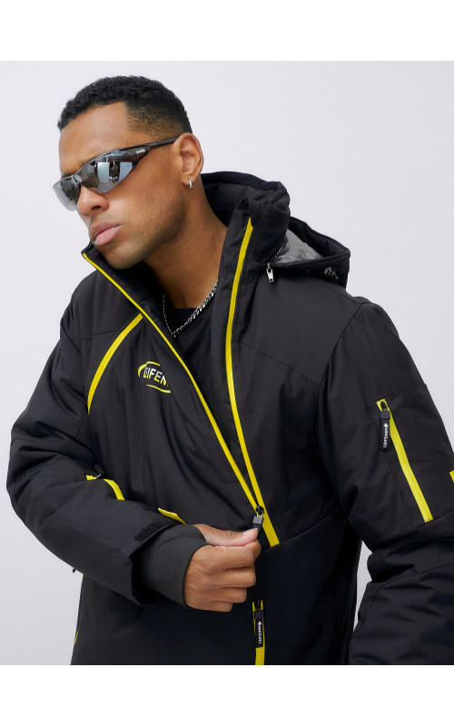 Мужской горнолыжный костюм: куртка-анорак и полукомбинезон