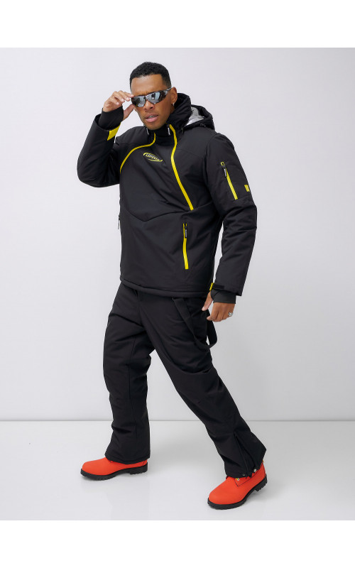 Мужской горнолыжный костюм: куртка-анорак и полукомбинезон