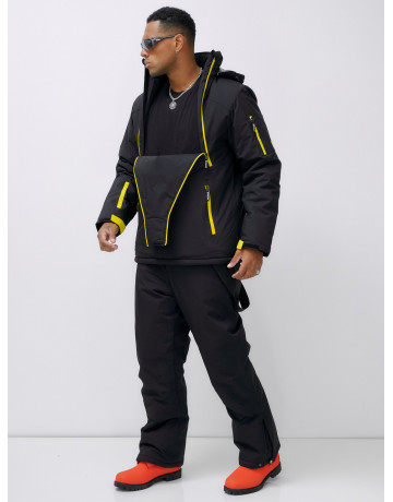 Мужской горнолыжный костюм: куртка-анорак и полукомбинезон