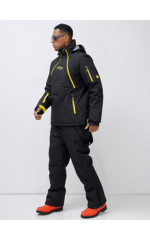 Мужской горнолыжный костюм: куртка-анорак и полукомбинезон