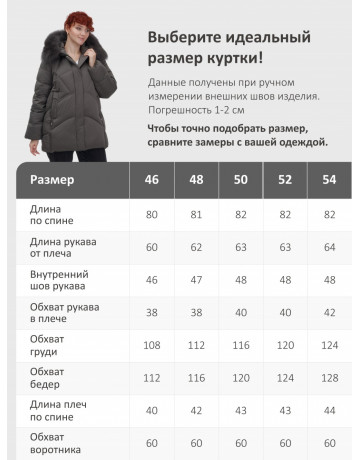 Пуховик зимний женский с мехом и капюшоном, тёмно-серый.