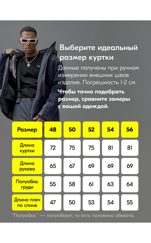 Мужской зимний горнолыжный костюм, тёмно-серый