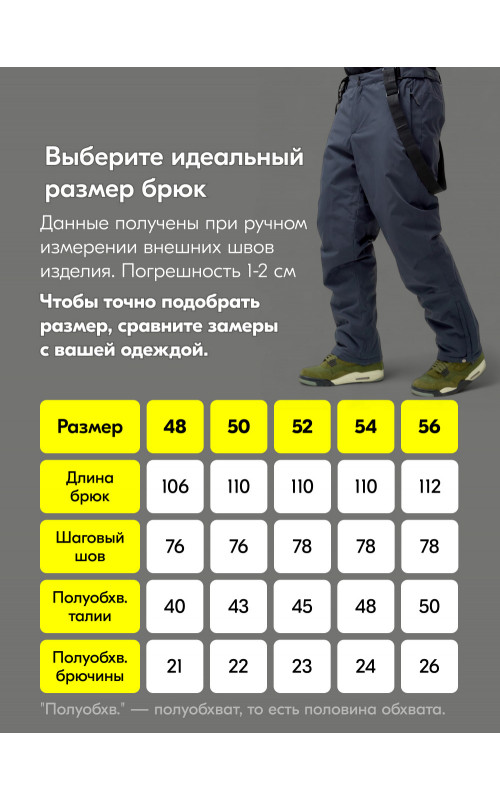 Мужской зимний горнолыжный костюм, тёмно-серый
