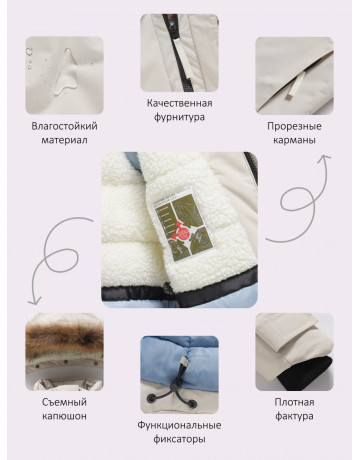 Зимняя парка для девочки-подростка, тёплая и стильная