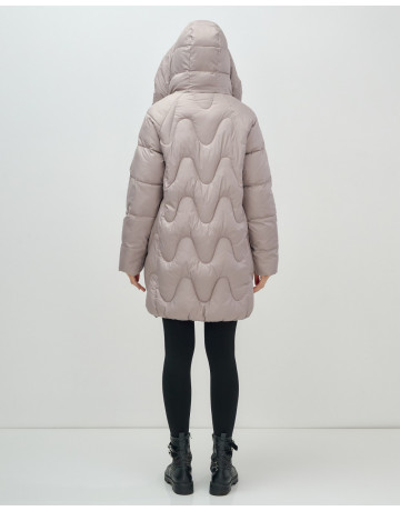 Зимний пуховик для женщин «Модный», утеплённый до -20°C