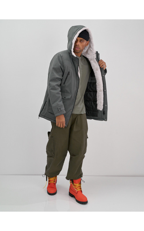 Мужская зимняя парка для активного отдыха