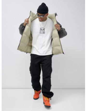 Мужская зимняя двусторонняя куртка для активного отдыха.