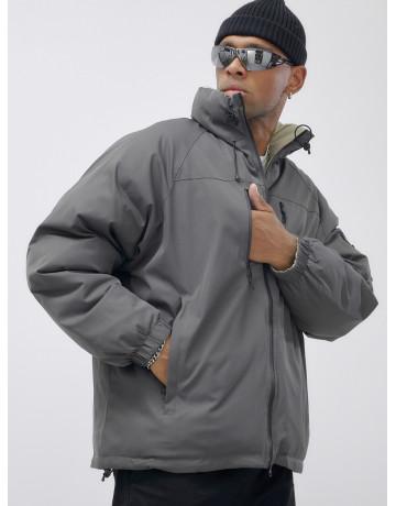 Мужская зимняя двусторонняя куртка для активного отдыха.