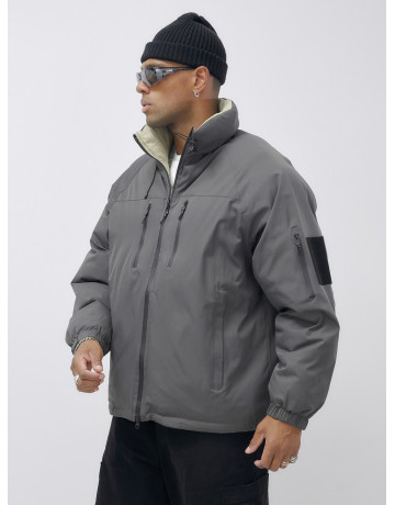 Мужская зимняя двусторонняя куртка для активного отдыха.