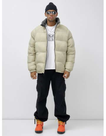 Мужская зимняя двусторонняя куртка для активного отдыха.