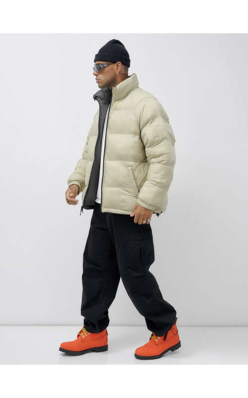 Мужская зимняя двусторонняя куртка для активного отдыха.