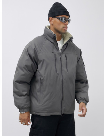 Мужская зимняя двусторонняя куртка для активного отдыха.