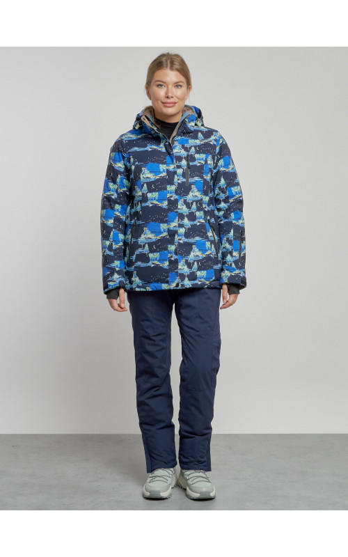 Женский горнолыжный костюм для зимних видов спорта.