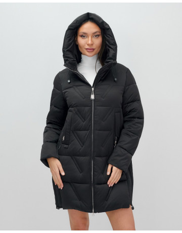 Женская зимняя куртка с капюшоном для холодной погоды.