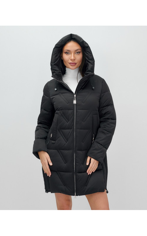 Женская зимняя куртка с капюшоном для холодной погоды.