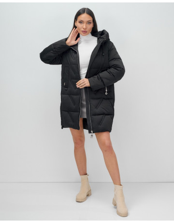 Женская зимняя куртка с капюшоном для холодной погоды.