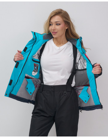 Куртка с полукомбинезоном для осени и зимы, размерный ряд от 40 до 50.